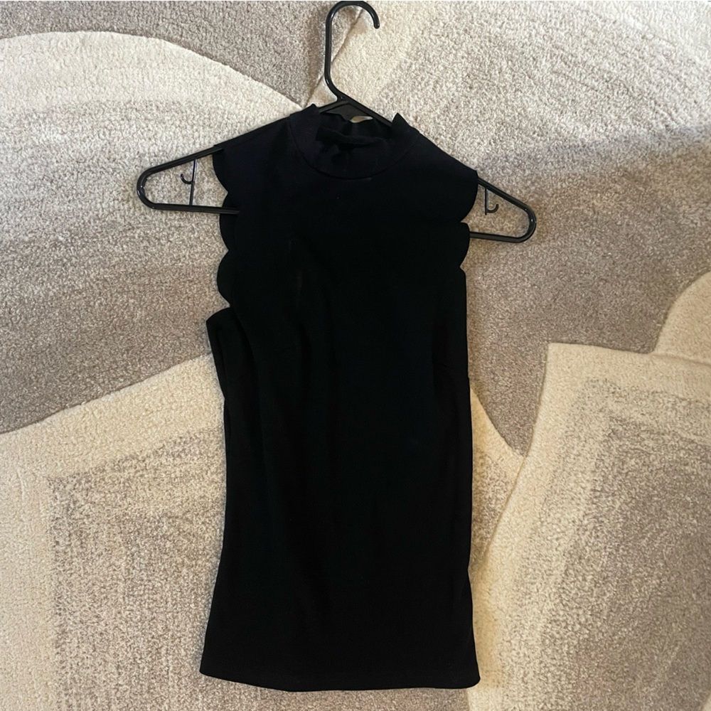 Turtle Neck Tank Top